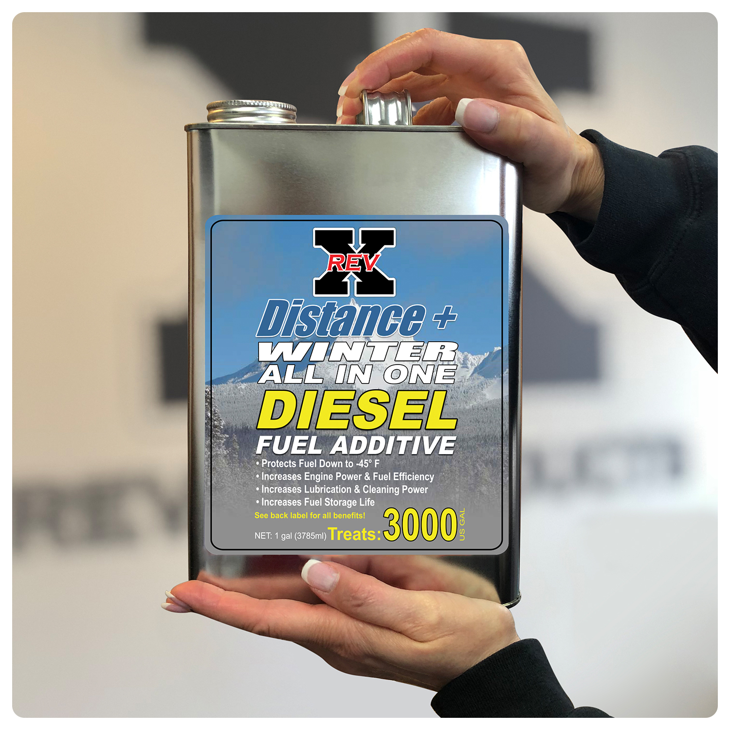 REVX Semi Truck Winter Diesel Fuel Additive Treats 3000 gal. Down to