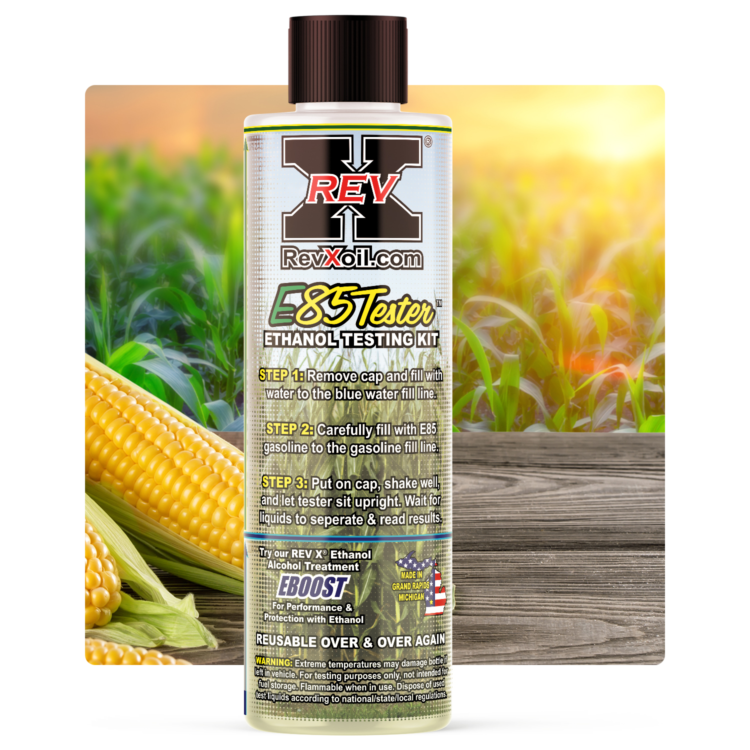 REV X E85 Tester + EBoost Ethanol Fuel Treatment Sample 1 Ethanol Test Kit eBay