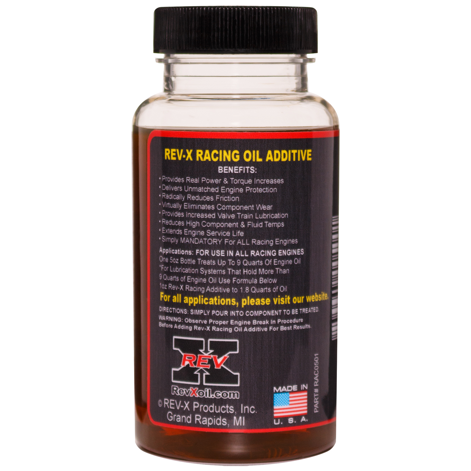 Racing Oil Additive High Performance Oil Additive REVX